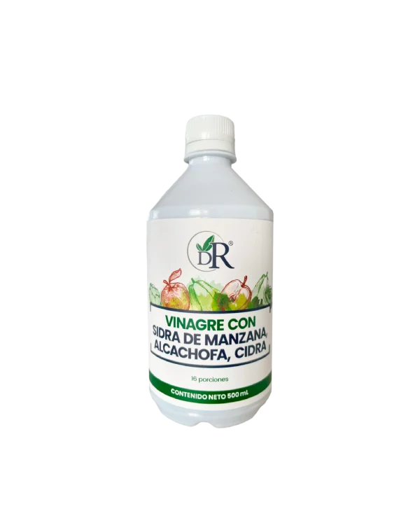 VINAGRE DE CIDRA, MANZANA Y ALCACHOFA *500 ML (DR ROJAS)